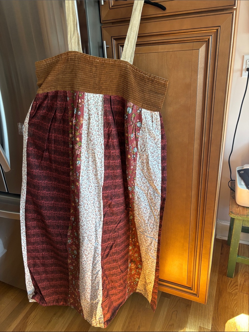 Boho Hippy Grateful Dead Maxi Patchwork Dress. L/XL - Picture 3 of 7